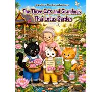 The Three Cats and Grandma's Thai Lotus Garden: A Cozy and Relaxing Coloring Book for Kids and Adults (Grandma's Thai Cats Adventures Book 23)