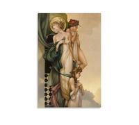 The Three Graces Michael Parkes Póster Pintura Decorativa Lienzo Arte de Pared Salón Póster Dormitorio Pintura, Arte de Pared Impresión de Imagen Moderna Decoración de Habitación Familiar 20 x 30