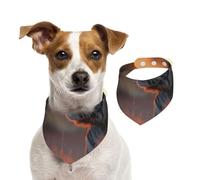 The Tiger Under The Sunset - Bandana ajustable para niños y niñas, adecuada para gatos y perros, accesorios para mascotas