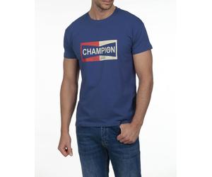THE TIME OF BOCHA THE TIME OF BOCHA - Camiseta Champion Hombre manga corta. Denim Talla 38