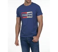THE TIME OF BOCHA THE TIME OF BOCHA - Camiseta Champion Hombre manga corta. Denim Talla 40