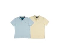 THE TIME OF BOCHA THE TIME OF BOCHA - Pack 2 Polos Básicos hombre manga corta. Amarillo Talla 40