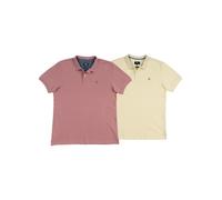 THE TIME OF BOCHA THE TIME OF BOCHA - Pack 2 Polos Básicos hombre manga corta. Amarillo Talla 42