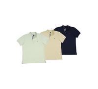 THE TIME OF BOCHA THE TIME OF BOCHA - Pack 3 Polos cuello mao hombre manga corta. Amarillo Talla 46
