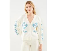 The Tiny Big Sister Luisa Embroidered Cardigan 38 Blanco