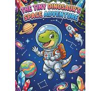 THE TINY DINOSAUR'S SPACE ADVENTURE: Cute Dinosaur Space Coloring Book for Kids Ages 4-8