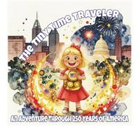 The Tiny Time Traveler: Children's Storybook with Watercolor Style about a Time Traveler, America 250, Patriotic Adventure and More | 8.5 x 8.5 ... Gift For Christmas, Birthdays and History