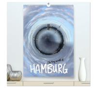 The tiny world of HAMBURG (hochwertiger Premium Wandkalender 2026 DIN A2 hoch), Kunstdruck in Hochglanz: Der ganz besondere Blick auf Hamburg