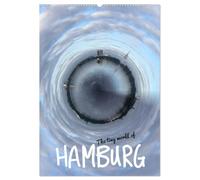 The tiny world of HAMBURG (Wandkalender 2026 DIN A2 hoch), CALVENDO Monatskalender: Der ganz besondere Blick auf Hamburg