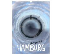 The tiny world of HAMBURG (Wandkalender 2026 DIN A3 hoch), CALVENDO Monatskalender: Der ganz besondere Blick auf Hamburg