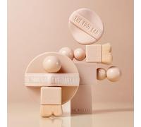 THE TOOL LAB STAMP SKINFIT CUSHION GLOW 23 beige natural + juego de brochas