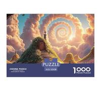 The Top of An Endless Staircase 1000 Piezas Corte Preciso Rompecabezas Dreamy Clouds Familia Jigsaw Regalo Adultos 52x38cm/1000pcs