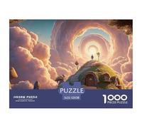 The Top of An Endless Staircase 1000 Pzas Corte Preciso Rompecabezas Dreamy Clouds Vibrante Jigsaw Regalo Niños 52x38cm/1000pcs