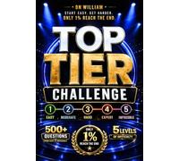The Top Tier Challenge: Start Easy. Get Harder. Only 1% Reach the End. Trivia, Quiz, Puzzles, Logic, and Brain Games