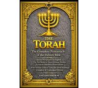 The Torah in English - Complete Large Print Bible Edition (The Pentateuch): The Five Books of Moses - Genesis, Exodus, Leviticus, Numbers & ... Death of Moses - With Ancient Context, Exp