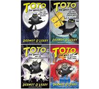 The Toto the Ninja Cat Series 4 Books Collection Set By Dermot O’Leary ( the Great Snake Escape, the Incredible Cheese Heist, the Superstar Catastrophe, the Mystery Jewel Thief)