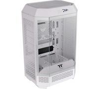 Thermaltake The Tower 300 | Micro Tower m-ATX Octogonal | 2 Ventiladores de 140mm Preinstalados | Ventilación Vertical | Compatible con Radiador de 420mm y hasta 8 Ventiladores | Blanco Nieve