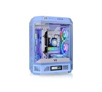 The Tower 600 Hydrangea Blue Mid-Tower ATX Case; 3 Paneles de Vidrio Templado; Soporte de Placa Base de Conector Oculto; Ranuras PCI-e rotacionales; CA-1Z1-00MFWN-00; 3 años de garantía