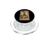 The Tower Tarot Card Scrapbook Design PopSockets PopGrip para MagSafe