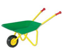 The Toy Company 13387 - Carretilla de metal de juguete color verde-amarillo [Importado de Alemania]