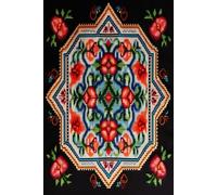 The Traditional Clothing of Palestine tatreez notebook: A Tatreez Design Notebook | Embroidered Journal | 100 Ruled Pages
