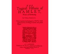 The Tragicall Hiftorie of Hamlet: Dark Red Lined Journal (Great Literature)