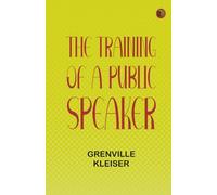 The Training of a Public Speaker