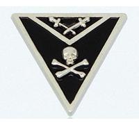 The Traveler York Rite Knights Templar Miembro Delantal Freemason Masonic Pin de Solapa