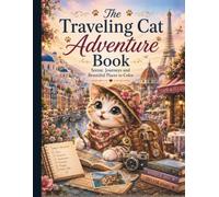 The Traveling Cat Adventure Book: Scenic Journeys and Beautiful Places to Color
