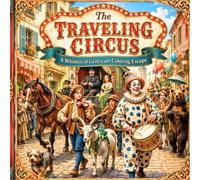 The Traveling Circus: A Whimsical Grayscale Adult Coloring Book
