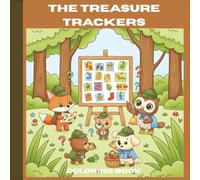 The Treasure Trackers| A Cute Animal Treasure Hunt Coloring Book for Kids