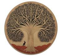 The Tree Fairy's Ancient Gold-Painted Manuscript 1000pcs (67.5x67.5cm) Puzzle Adecuado para Adultos Y Multitud Mayores De 14 Años