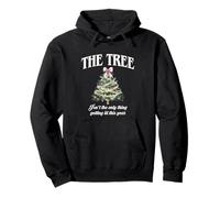 The Tree Is Lit Funny Christmas Sudadera con Capucha