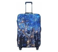 The Tree of Life Carries Diamonds - Funda elástica para equipaje de viaje, protector de maleta, funda de equipaje impresa antiarañazos, Black, M