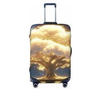 The Tree of Life is - Funda elástica para equipaje de viaje, protector de maleta, protector de maleta, funda de equipaje con impresión antiarañazos, Black, L