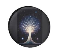 The Tree of Psychic Life - Cubierta de neumático de repuesto Oxford de 24 pulgadas, accesorios de viaje, impermeables, a prueba de polvo, para RV, jeep, SUV, camper