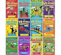 The Treehouse Books Series 12 Books Collection Set by Andy Griffiths & Terry Denton - 13-Story to 156-Story Treehouse