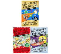 The Treehouse Series 3 Books Collection Set (The 130-Storey Treehouse, The 143-Storey Treehouse & The 156-Storey Treehouse) by Andy Griffiths & Terry Denton