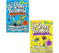 The Treehouse Series Colour Edition 2 Books Collection Set By Andy Griffiths (The 39-Storey Treehouse & The 26-Storey Treehouse)