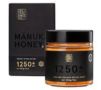 The True Honey Co. Miel de Manuka MGO 1250+ (UMF 26+) 250g | Certificado MGO y UMF | Exclusivo y de alta calidad | Producido y envasado en Nueva Zelanda | En vidrio con Signature Box | De NZfyMe