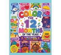 The Twelve Months of Coloring: Coloring Book