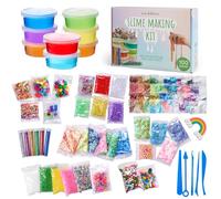 THE TWIDDLERS 100 Piezas DIY Slime Kit Set - Dijes Slime Charms, Purpurina, Manualidades para Niños | Regalo para Niñas