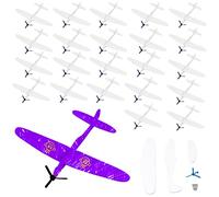 THE TWIDDLERS 24 Aviones Planeadores - Colorear y Montar| Niños Juguetes Favores de Fiesta