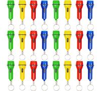 THE TWIDDLERS 24 Mini Llavero Linterna para Niños, Cumpleaños, Regalos, Piñata.