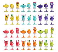 THE TWIDDLERS - 36 Juguetes de Monstruos Saltarines para Niños, Juguetes Piñata Regalos, Premios y Cumpleaños Infantiles, Ideal para Bolsas de Fiesta y Detalles Comunion