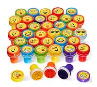 THE TWIDDLERS - 36 Sellos Emoji para Niños - Regalos, Piñatas y Bolsas Fiesta