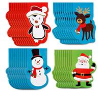 THE TWIDDLERS 40 Cuadernos Navideños - 4 Diferentes Diseños de Navidad - Ideal para Regalos, Piñata, Fiestas, Detalles - Perfectos para regalar en clase