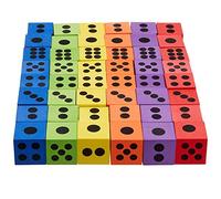 THE TWIDDLERS 48 Dados Grandes de Espuma, 4cm - Diversión Educativa Juguete Niños | No Tóxico