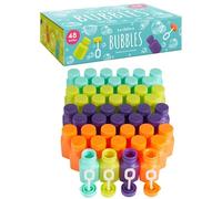 THE TWIDDLERS 48 Mini Burbujas de Fiesta, Pequeño Pomperos para Niños - 17ml
