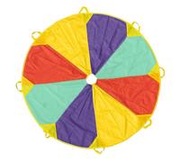 The Twiddlers - Paracaídas Arcoíris Grande con 8 Asas para Grupos De Niños (1,80 M) - Juego De Interior/Exterior para Gimnasia, Clases De Deporte Y Fiestas De Cumpleaños Infantiles